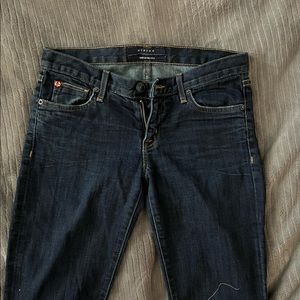 Hudson dark wash boot cut jeans. Barely used. Great condition.